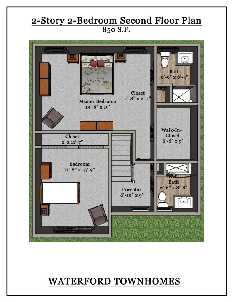 B Floor Plan 2.psd Waterford Townhomes